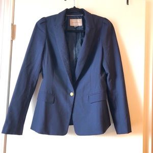 Banana Republic Preppy Nautical Navy Blazer